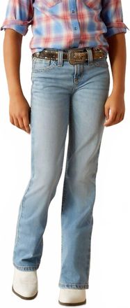 Ariat Girls Hasley Boot Cut Jean In Porto Wash