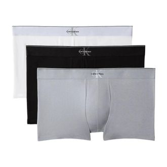 Calvin Klein Graphic Monogram Cotton Stretch 3-Pack Trunk - male - Calvin Klein - Underpants - Multicolor - 2XL - Underwear