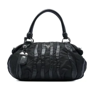 Prada Pre-owned Prada Tessuto Nappa Waves Handbag Ladies CDQOHQSQ9TFVC0FW