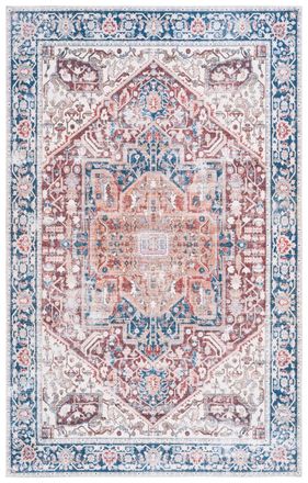 Safavieh Alfombra poli&eacute;ster rosso/marina 152 x 244 cm