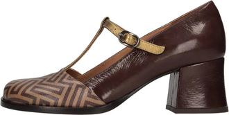Chie Mihara Met Hak - Dames - Schoenen - Bruin - Maat: 37 EU Leer