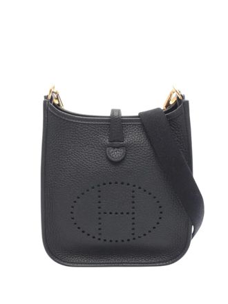 Herm&egrave;s 2025 Clemence Evelyne TPM shoulder bag - Nero