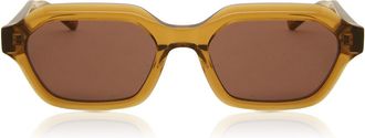 Messy Weekend ANTHONY Coffee Brown Womens Sunglasses Orange Size 54