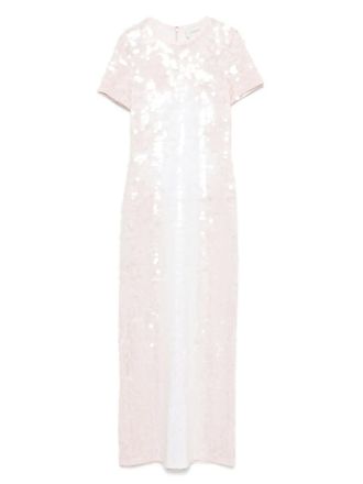 Sportmax Midi-jurk met pailletten - Beige