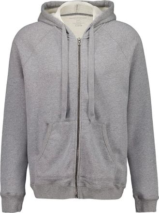 Majestic Filatures Felpa in cotone con cappuccio - Grigio