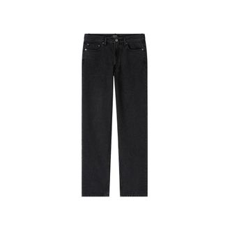 A.P.C. Straight Jeans, male, Black, Size: W32 Martin Jeans