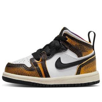 Nike Jordan (TD) Air Jordan 1 Mid SE Wear-Away - Taxi DQ8420-071