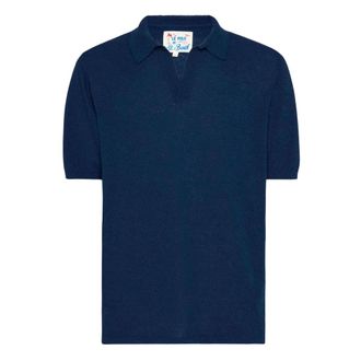 MC2 Saint Barth Polo Shirts, male, Blue, Size: XL Jeremy Polo