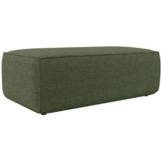 Vente-Unique Vente-unique - Pouf in Tessuto testurizzato Verde - amelia
