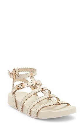 Dolce Vita Susana Cage Sandal in Cream Leather at Nordstrom Rack, Size 9.5