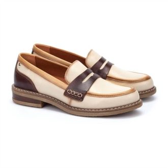 Pikolinos Womens Aldaya Round Toe Loafers In Marfil
