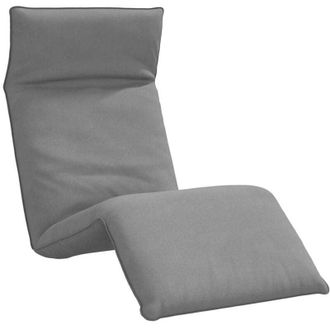 vidaXL Tumbona Plegable Gris 175x54x8,5 Cm Tejido Oxford Vidaxl
