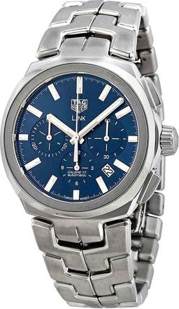 Tag Heuer Link Chronograph Automatic Blue Dial Mens Watch CBC2112.BA0603