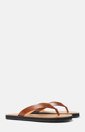 Scarosso Ascanio Sandals in Cognac - Calf at Nordstrom, Size 45
