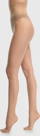 Commando Sexy Sheer Lace-Waist Tights