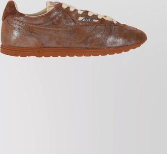 Autry low top sneakers metallic finish