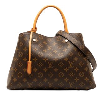 Louis Vuitton Monogram Montaigne MM Tote Bag