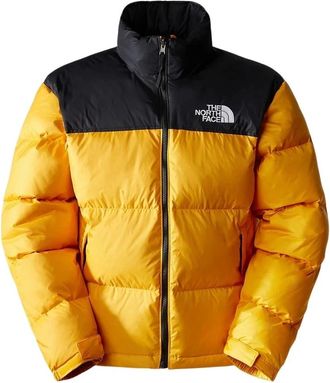 The North Face Retro Nuptse Jacket - Heren - Ski Jassen - Geel - S - Nylon - Fitness