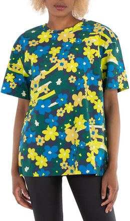 Marni Ladies Multicolor Flower Print T-shirt, Brand