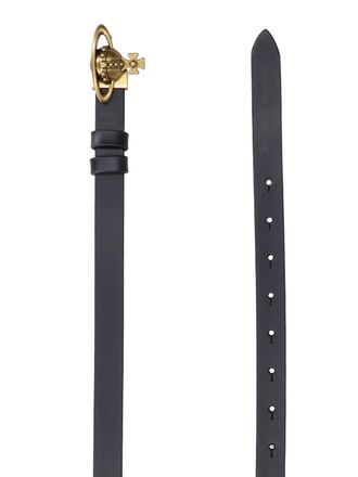Vivienne Westwood Womens Belts Black Cow Leather