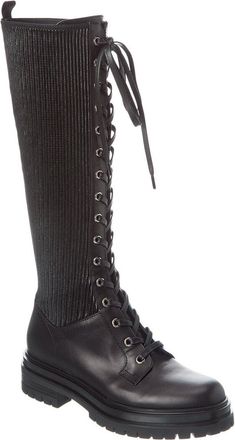 Gianvito Rossi Martis 20 Leather Over-The-Knee Boot