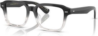 Oliver Peoples 51mm Rectangle optical glasses in Grey at Nordstrom