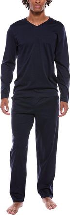 Hanro Hanro 2Pc V-Neck Pajama Set