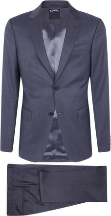 Ermenegildo Zegna Z Luxury Tailoring Suit - Heren - Business pakken - Grijs - 2XL - Wol - Kostuums
