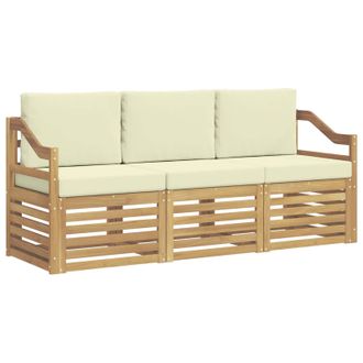 vidaXL Juegos De Sof&aacute;s Madera De Acacia S&oacute;lida Vidaxl