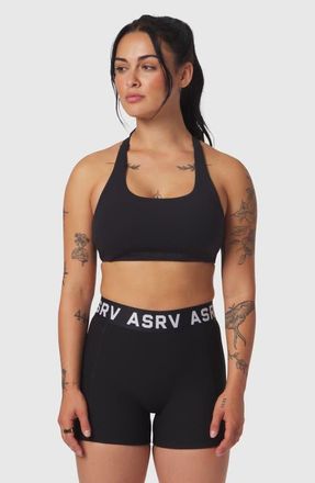 ASRV Lycra Hybrid Sports Bra in Black at Nordstrom, Size X-Small