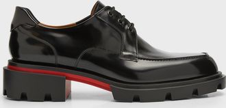 Christian Louboutin Men & apos;s Our Georges L Leather Derby Shoes