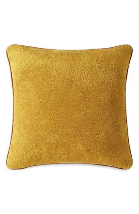 Sunday Citizen Cloud Silque Throw Pillow with Piping in Olive /Fig at Nordstrom