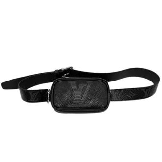 Louis Vuitton Pre-owned Fanny pack - Heren - Pre-owned - Zwart - Maat: ONE Size Leer