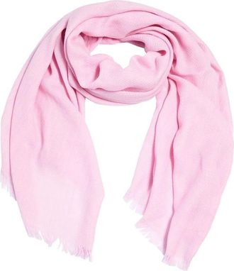Bitte Kai Rand Herringbone Sjaal Candyfloss/Pale Pink - Dames - Wintersjaals - Roze - ONE Size - Wol - Accessoires