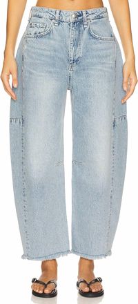 Rag & Bone Charlie High Rise Barrel Jeans In Lou