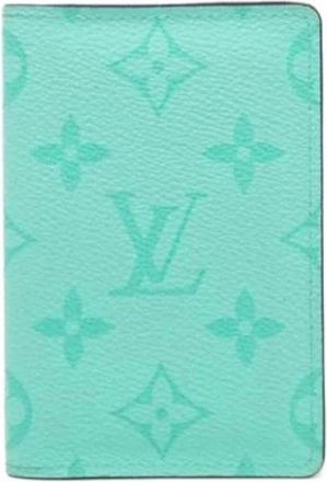 Louis Vuitton Pre-owned Wallets, female, Green, Size: ONE SIZE Pre-owned Card Case