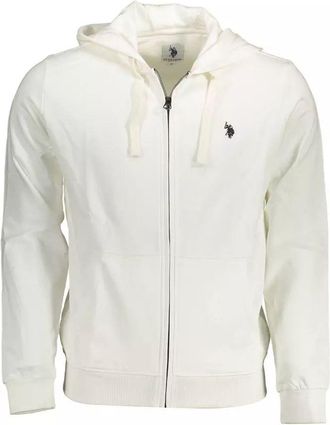 U.S.Polo Association Zip-up hoodie met klassieke pasvorm