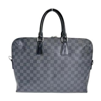 Louis Vuitton Pre-owned Aktetas - Heren - Vintage Handtas - Zwart - ONE Size - Vintage