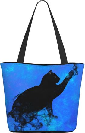 AOOEDM Spooky Horror Cat Ladies Shopping Bag 13x11x7in.The Perfect ValentineS Day Gift.It Is The Best ValentineS Day Gift For Mom, Daughter, Wife,Etc