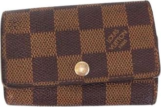 Louis Vuitton Pre-owned Multicles 6 Damier Sleutelkoffer - Dames - Vintage Accessoires - Bruin - ONE Size - Vintage