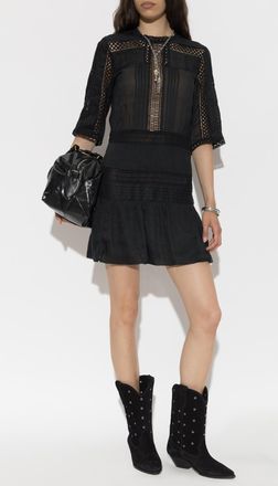 Isabel Marant Paige Dress, Womens, Black