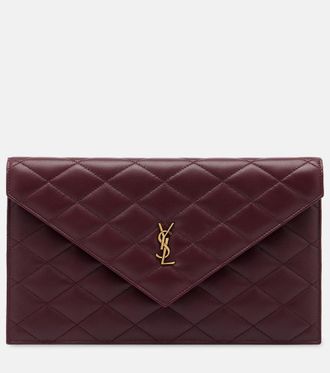 Saint Laurent Cassandre quilted leather pouch