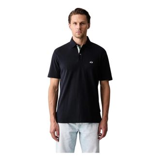 A|X Armani Exchange Polo de algod&oacute;n - Tops - Hombre - Azul - 2XL