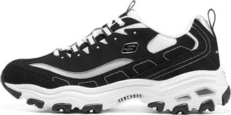 Skechers DLites 1.0 Black White 894129-BKW