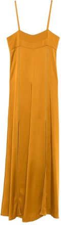 Forte_Forte Abito in raso - Giallo