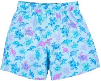 Florence Eiseman Turtle Print Swim Trunk in Multi at Nordstrom, Size 12M