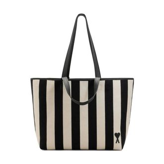 Ami Tote Bags, female, Multicolor, Size: ONE SIZE AMI DE Coeur Shopping Bag