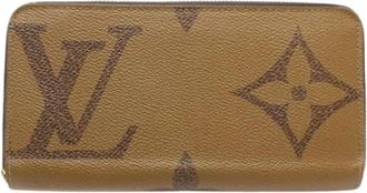 Louis Vuitton Pre-owned Long wallet (bi-fold) - Dames - Vintage Accessoires - Bruin - ONE Size - Vintage