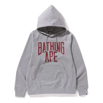 A Bathing Ape NYC Logo Hoodie Grey 1J80-114-007-GRY