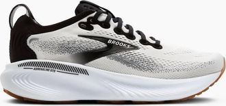 Brooks Womens Adrenaline Gts 25 Running Shoe In White/black/white